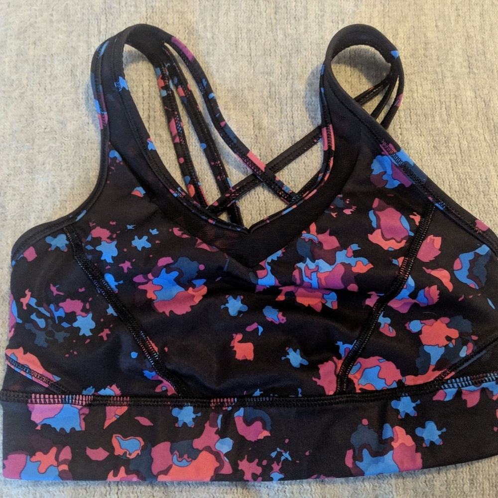 Lululemon Sports Bra with Mesh Detailing
